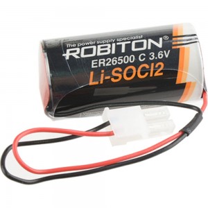 Элемент питания ROBITON ER26500-55572P C с коннектором 17435