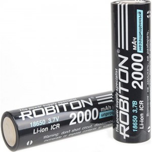 Аккумулятор ROBITON LI18650-2000NP- без защиты 15630