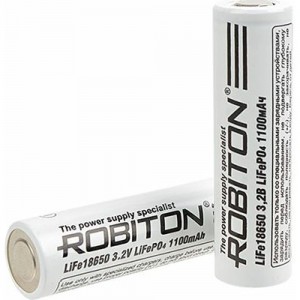 Аккумулятор ROBITON LiFe18650 1100мАч без защиты 13119