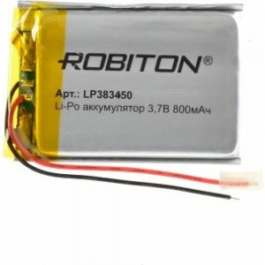 Аккумулятор ROBITON LP383450 3.7В 800мАч 14890