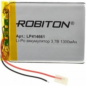 Аккумулятор ROBITON LP414661 3.7В 1300мАч 14888
