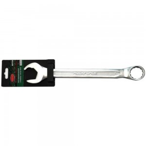 Комбинированный ключ с профилем Ratchet drive 17мм, на пластиковом держателе ROCKFORCE RF-75517RD