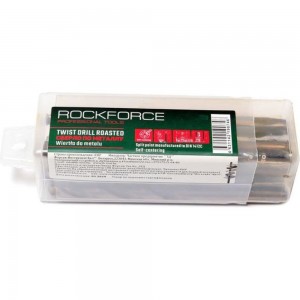 Сверло по металлу (10 шт; 3.5 мм; HSS-Co; пластиковый футляр) ROCKFORCE RF-DSP35H