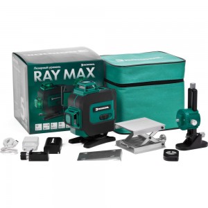 Лазерный уровень Rokodil Ray Max 4D, лазерный нивелир, 360 градусов, 16 линий, зеленый луч 1047199