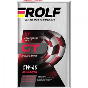 Моторное масло Rolf GT 5W-40, SN/CF, 1 л 322234