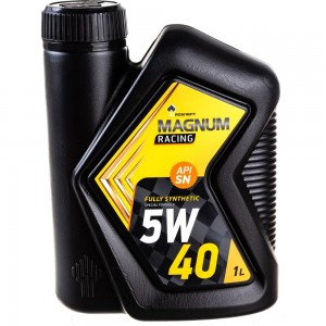 Моторное масло РОСНЕФТЬ Magnum Racing 5W-40 (РНПК) SN/A3/B4 синт. кан. 1 л 40801632