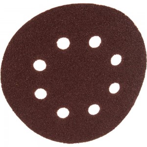 Круг шлифовальный (125 мм; зерно 40) перфорированный 8 отверстий под липучку РОСОМАХА 438040