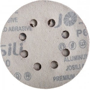Круг шлифовальный (125 мм; зерно 60) перфорированный 8 отверстий под липучку РОСОМАХА 438060