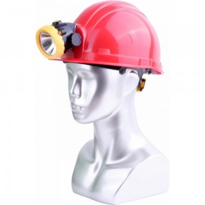 Защитная шахтерская каска РОСОМЗ СОМЗ-55 Hammer, красная 77516