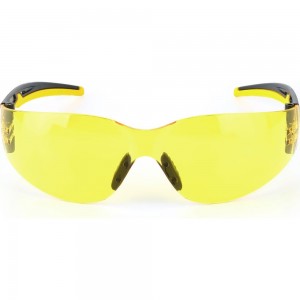 Защитные открытые очки РОСОМЗ о15 hammer active strong glass желтые с мягким носоупором 11557-5
