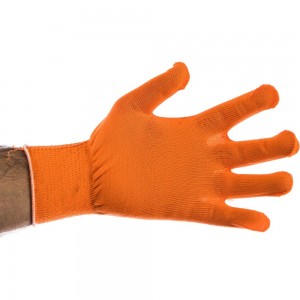 Перчатки Россия нейлон, 13 класс, оранжевые, XL 67840