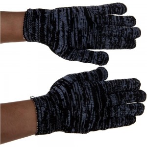 Трикотажные перчатки Россия, меланж, ПВХ-покрытие Точка, 10 класс 67789