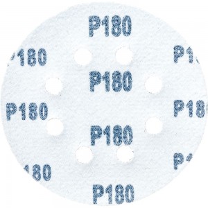 Круги шлифовальные на липкой основе (10 шт; 125 мм; Р80) РОССНА Р860379