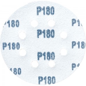 Круги шлифовальные на липкой основе (10 шт; 125 мм; Р180) РОССНА Р860387
