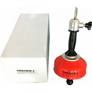 Ручное устройство вертушка для прочистки труб Rotorica TURBOSPIN 8 Ф8*7.6m, 5/16