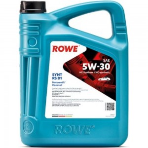 Моторное НС синтетическое масло Rowe HIGHTEC SYNT RS D1 SAE 5W-30 20212-0040-99