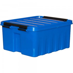 Ящик Rox Box п/п 210х170х95 мм с крышкой и клипсами синий 18692