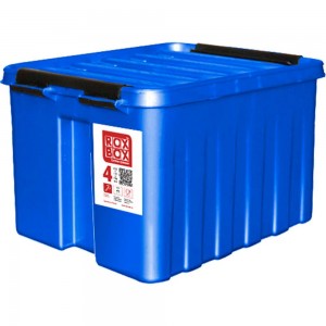 Ящик Rox Box п/п 210х170х175 мм с крышкой и клипсами синий 18694