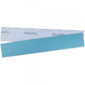 Полоска шлифовальная синяя на липучке ROXTOP FILM (100 шт; 70х400 мм; P80) RoxelPro 152506