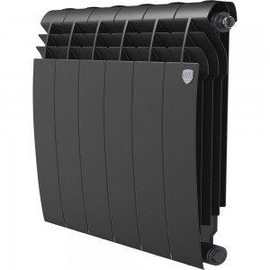 Радиатор Royal Thermo BILINER 500/NoirSable - 6 секций, черный