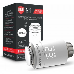 Радиаторный электронный термостат Royal Thermo Smart Heat, белый, НС-1303165