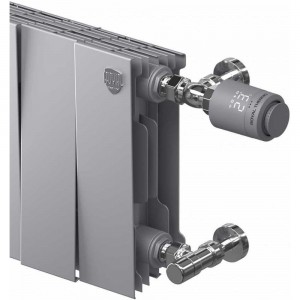 Термостатический набор для радиатора ROYAL THERMO Design Pro осевой, хром, 15 мм НС-1458114