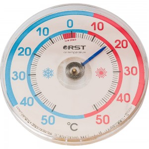 Оконный биметаллический термометр RST, на липучках RST02097