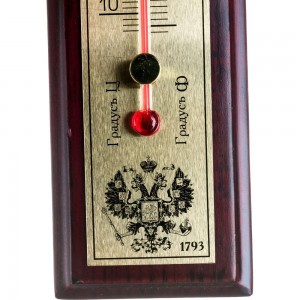 Спиртовой комнатный термометр RST, цвет махагон RST05937