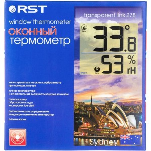 Цифровой оконный термометр-гигрометр RST RST01278