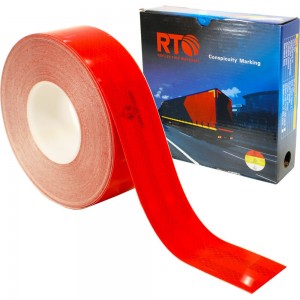 Световозвращающая лента для контурной маркировки RTLITE RT-V104 50,8 мм х 50 м, красная RT-V104R