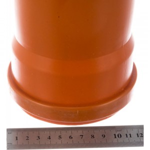Гладкая труба RTP ПП, класс жесткости SN 4, Д 110 мм, S=3,4 мм, L 1000 мм 11210