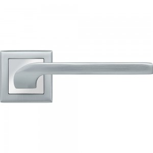 Ручка дверная Rucetti RAP 24-S SC/CP, цвет - мат.хром/хром 9013303