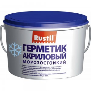 Акриловый герметик Рустил Акрил, 15 кг, белый 61457247