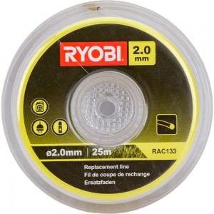 Леска для триммеров (2.0 мм; 25 м; круг) Ryobi RAC133 5132002626