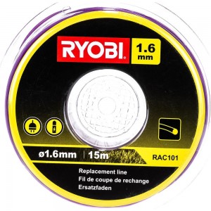 Леска для триммеров (1,6 мм; 15 м; круг) Ryobi RAC101 5132002638