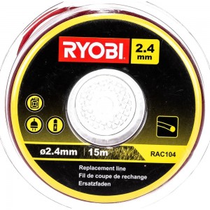 Леска для триммеров (2,4 мм; 15 м; круг) Ryobi RAC104 5132002641