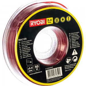 Леска для триммеров (2,4 мм; 50 м; круг) Ryobi RAC105 5132002642