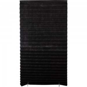 Самоклеящиеся шторы-плиссе Рыжий кот Skandi, размер 60x180 см, цвет черный 105046