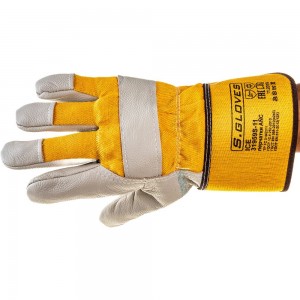 Комбинированные перчатки S. GLOVES искусственный мех ICE, 11 размер 31959S-11