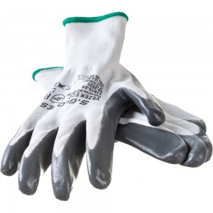 Нейлоновые перчатки с нитриловым покрытием S. GLOVES VEZER ECO размер 08 31615-08