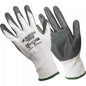 Нейлоновые перчатки с нитриловым покрытием S. GLOVES VEZER ECO размер 07 31615-07