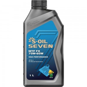 Трансмиссионное масло MTF FX 75W-85W 1 л S-OIL SEVEN E107740