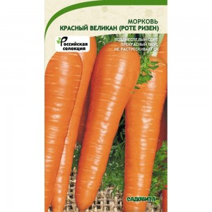 Семена САДОВИТА Морковь Красный великан Роте Ризен 2 г 00183560