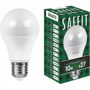 Светодиодная лампа SAFFIT SBA6010 Шар E27 10W 4000K 55005