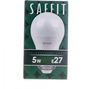 Светодиодная лампа SAFFIT SBG4505 Шарик E27 5W 4000K 55026