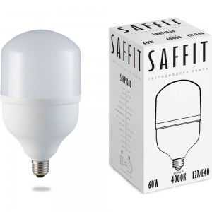 Светодиодная лампа SAFFIT SBHP1060 60W 230V E27-E40 4000K 55096