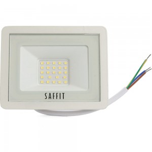 Светодиодный прожектор SAFFIT SFL90-30 2835SMD, 30W 6400K AC220V/50Hz IP65, белый в компактном корпусе 55072