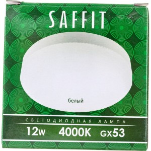 Светодиодная лампа SAFFIT SBGX5312 GX53 12W 4000K 55189