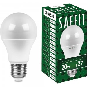 Светодиодная лампа SAFFIT SBA6530 Шар E27 30W 4000K 55183