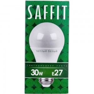 Светодиодная лампа SAFFIT SBA6530 Шар E27 30W 2700K 55182
